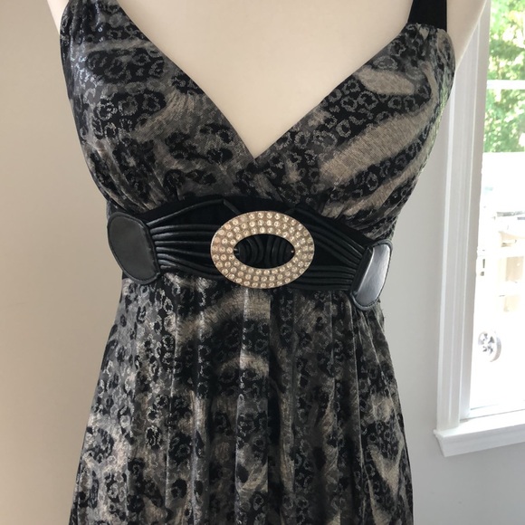 Minimi animal print dress with tie back - Picture 6 of 6